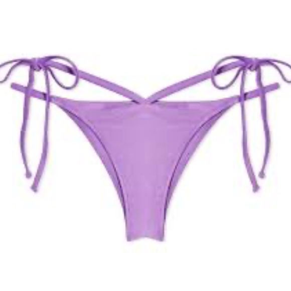 Frankie's Bikinis Frankies Bikinis Halo Satin Bottom S - Picture 1 of 4